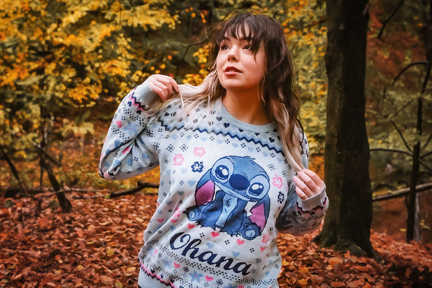 Lilo & Stitch Ohana gebreide trui