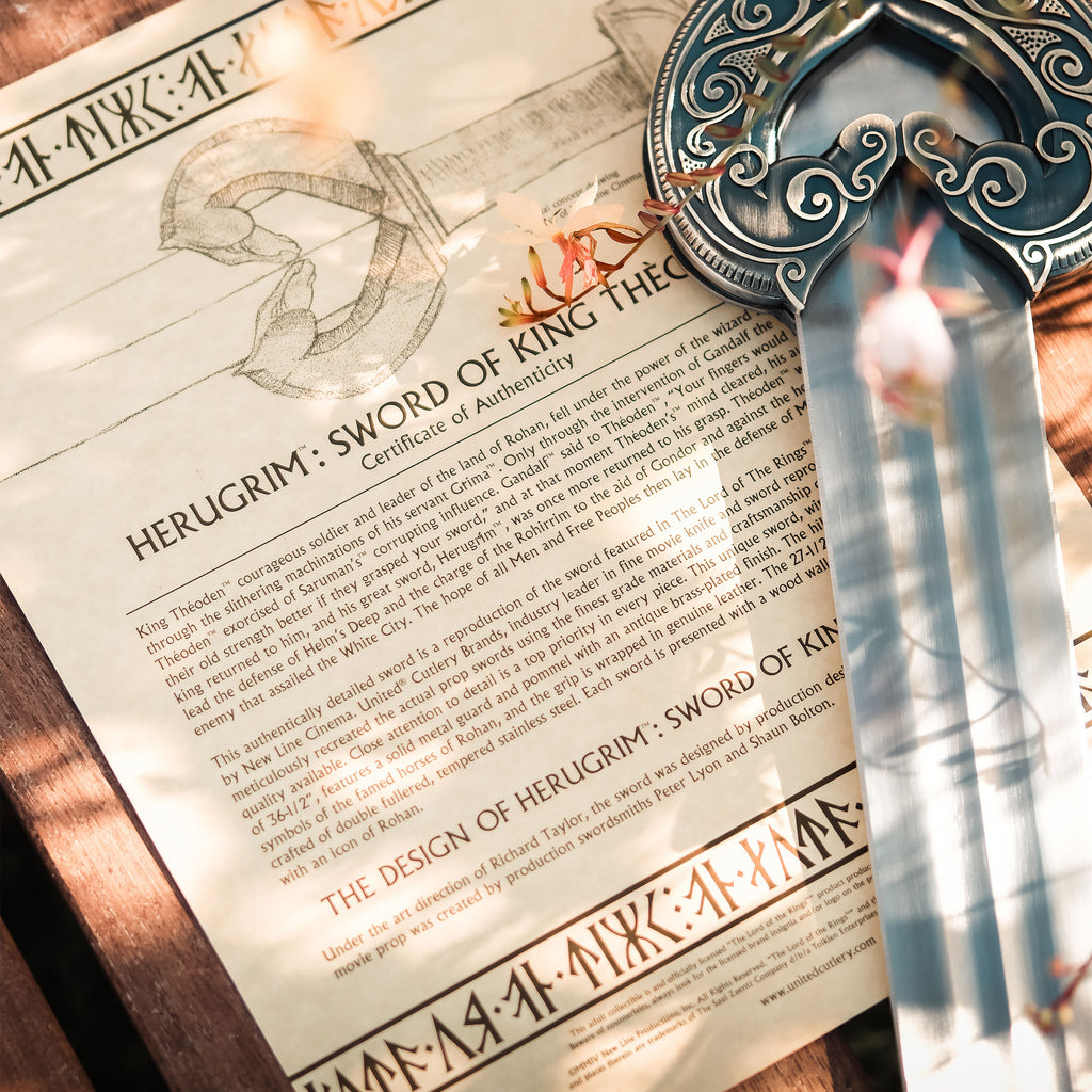 Productafbeelding Herugrim – Zwaardreplica van Koning Théoden – The Lord of the Rings
