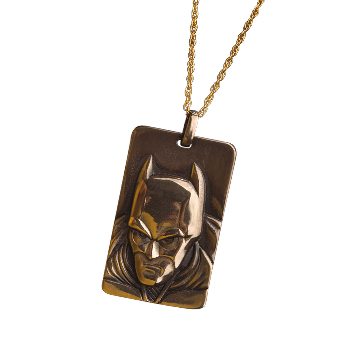 Productafbeelding Batman De Donkere Ridder - Bronzen Reliëf Ketting