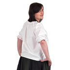 Productafbeelding Middeleeuwse kortemouwblouse Sandra wit