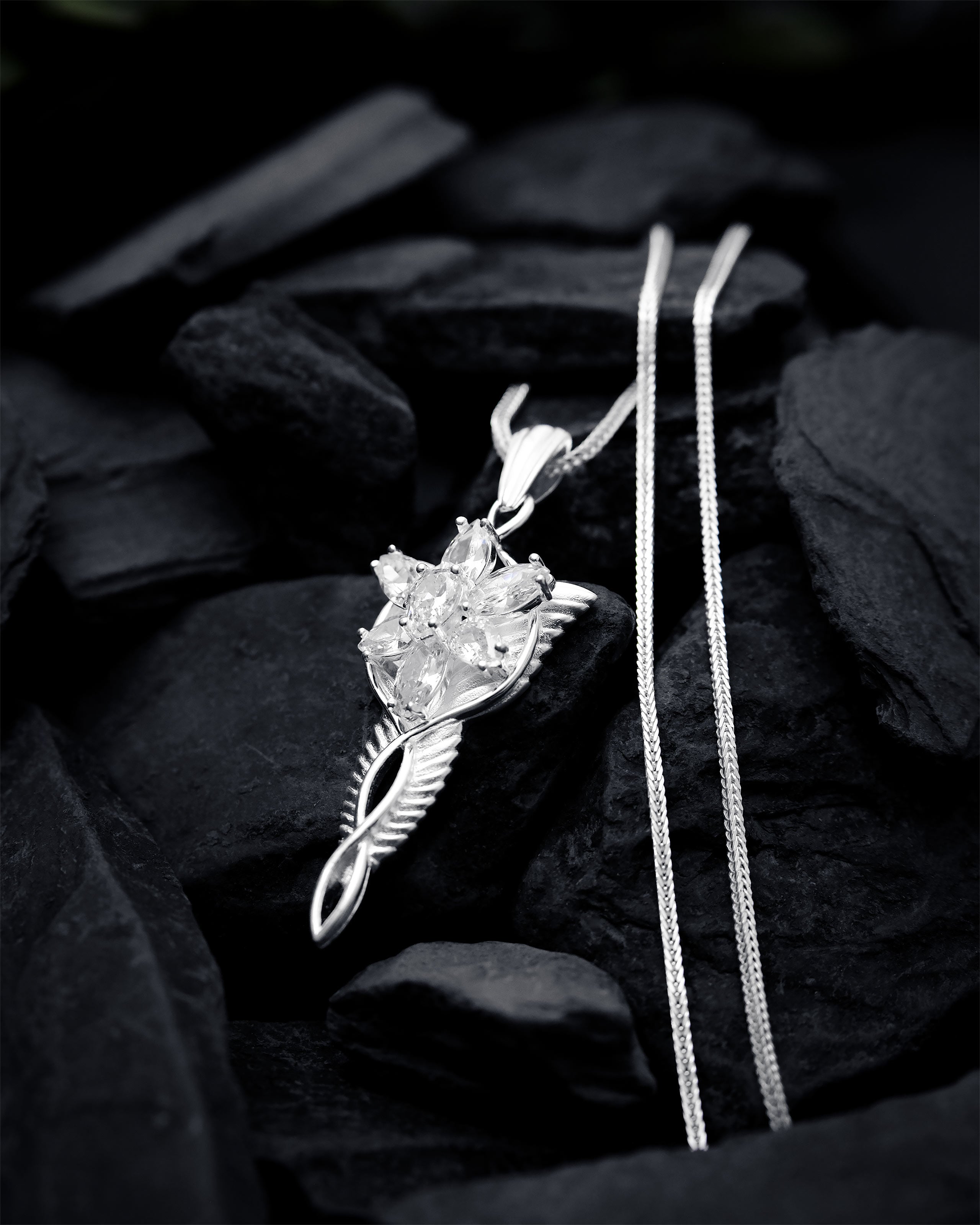 Productafbeelding Arwens Avondster met vossestaartketting