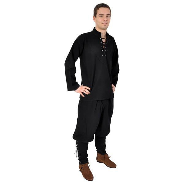 Productafbeelding Middeleeuws Shirt Zwart