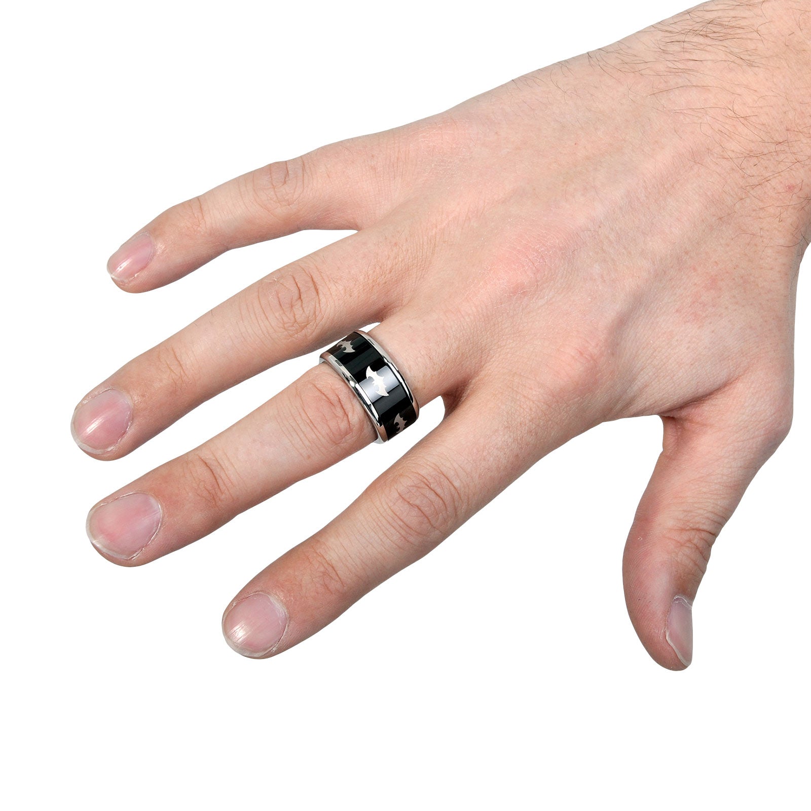 Productafbeelding Batman - Zwart Symbool Ring