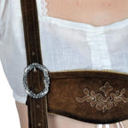 Productafbeelding Klassieke traditionele broek van echt leer voor dames