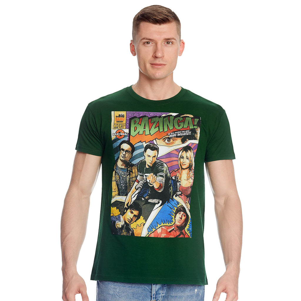 Productafbeelding The Big Bang Theory - Bazinga Comic Style T-Shirt