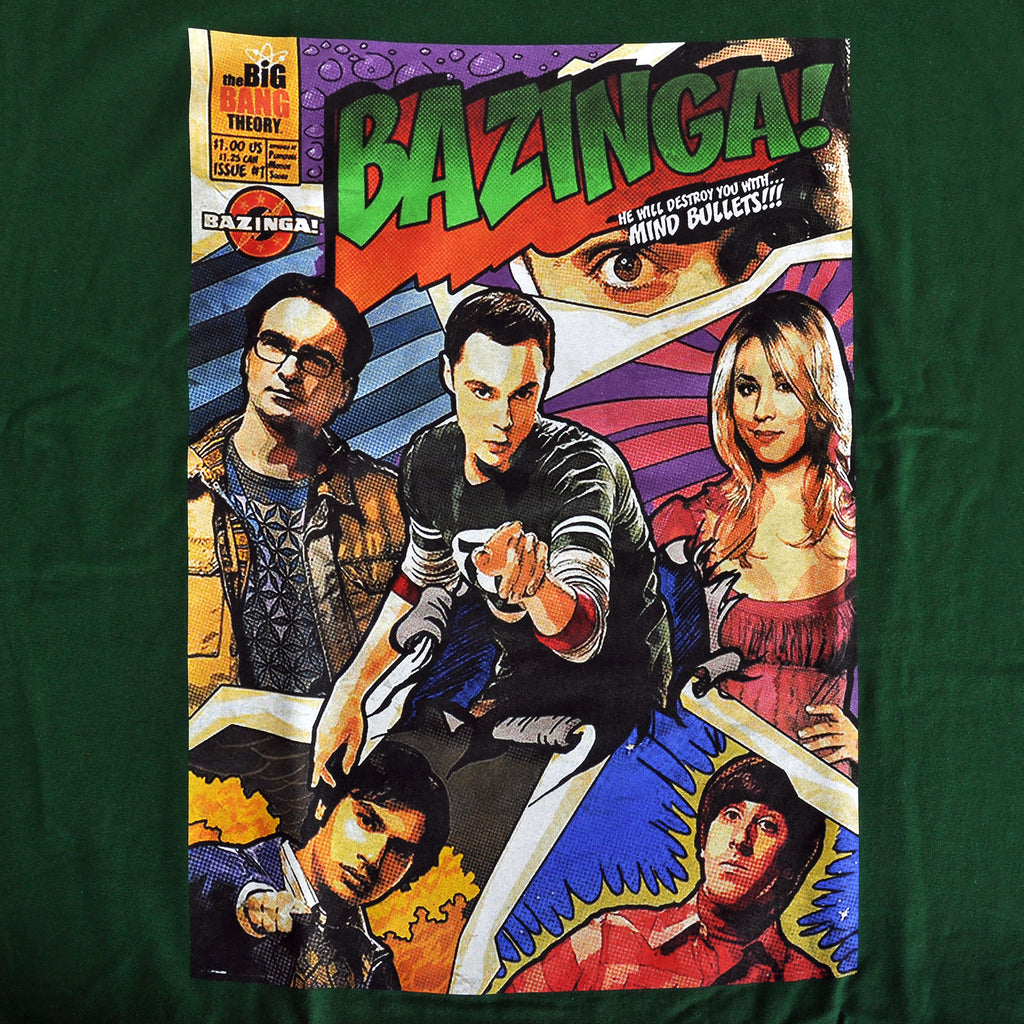 Productafbeelding The Big Bang Theory - Bazinga Comic Style T-Shirt