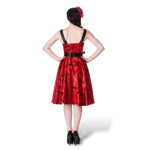Productafbeelding Rockabilly Jurk Tattoo Flock