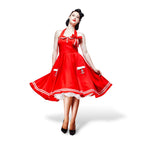 Productafbeelding Rockabilly Jurk Motley rood