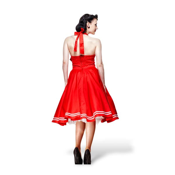 Productafbeelding Rockabilly Jurk Motley rood
