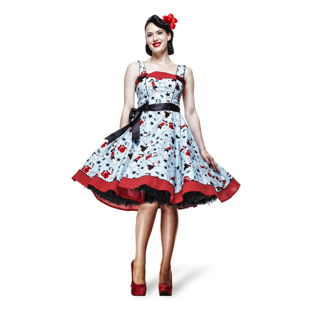 Productafbeelding Rockabilly jurk Dixie