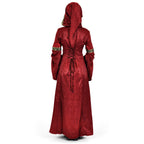 Productafbeelding Middeleeuwse jurk Iris bordeaux-zwart