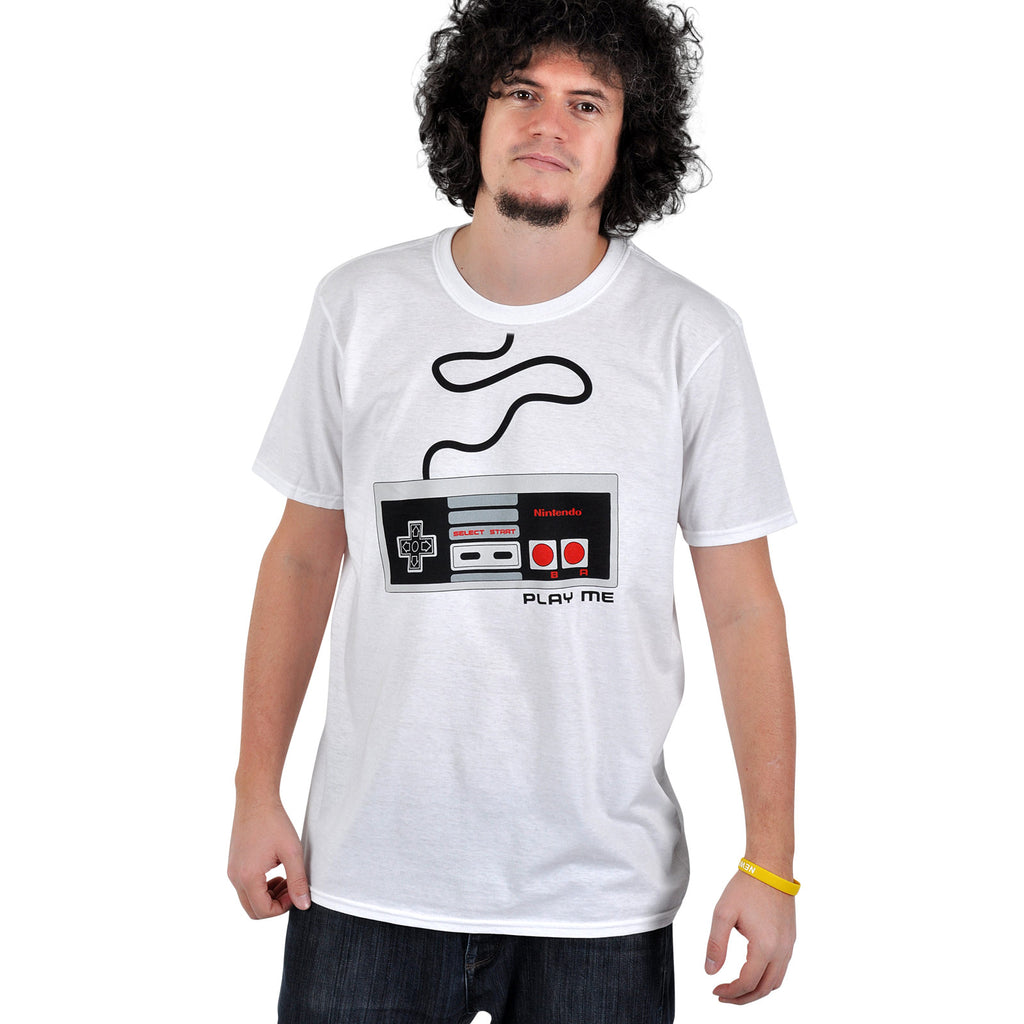Productafbeelding Nintendo - NES Controller T-Shirt wit