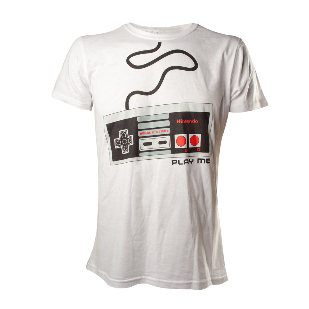 Productafbeelding Nintendo - NES Controller T-Shirt wit