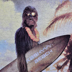 Productafbeelding Star Wars - Wookiee Surfer T-shirt grijs