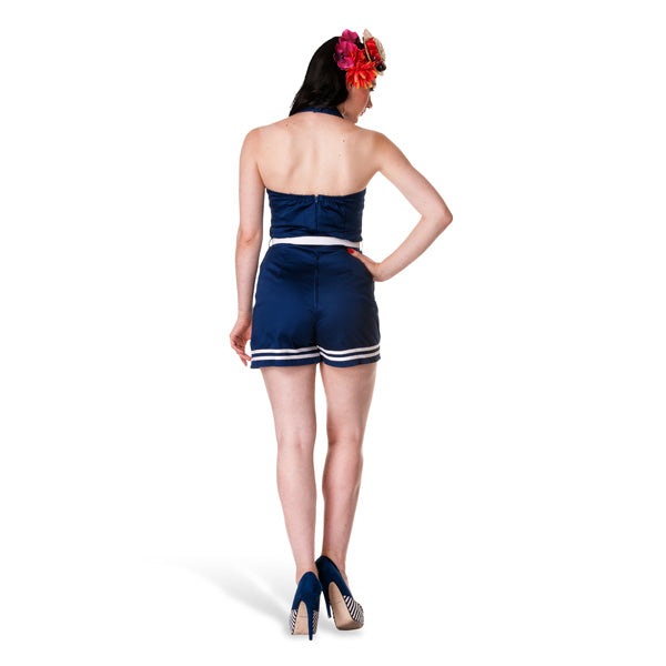 Productafbeelding Rockabilly - marine jumpsuit