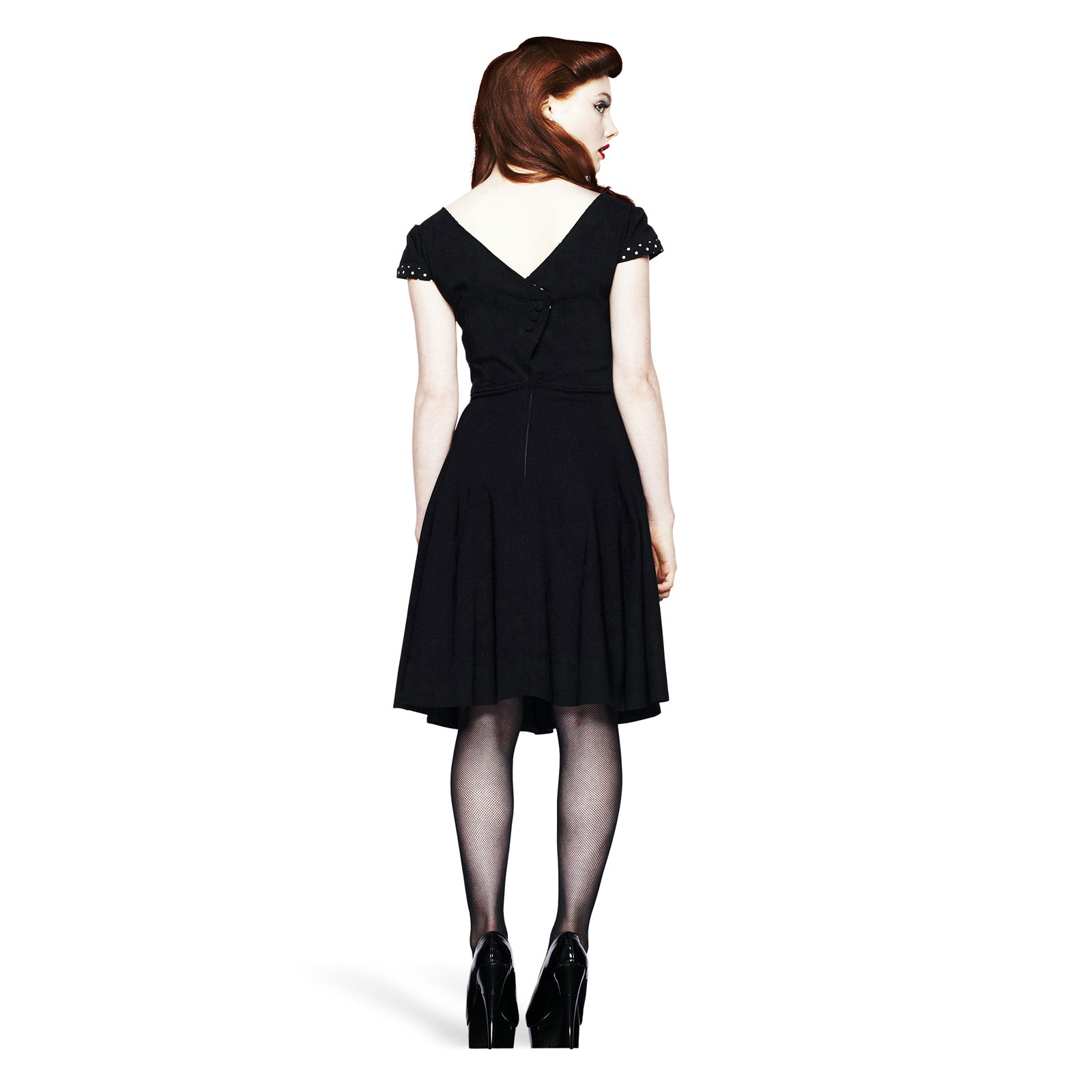 Productafbeelding Rockabilly Jurk Evie met Ruguitsnijding