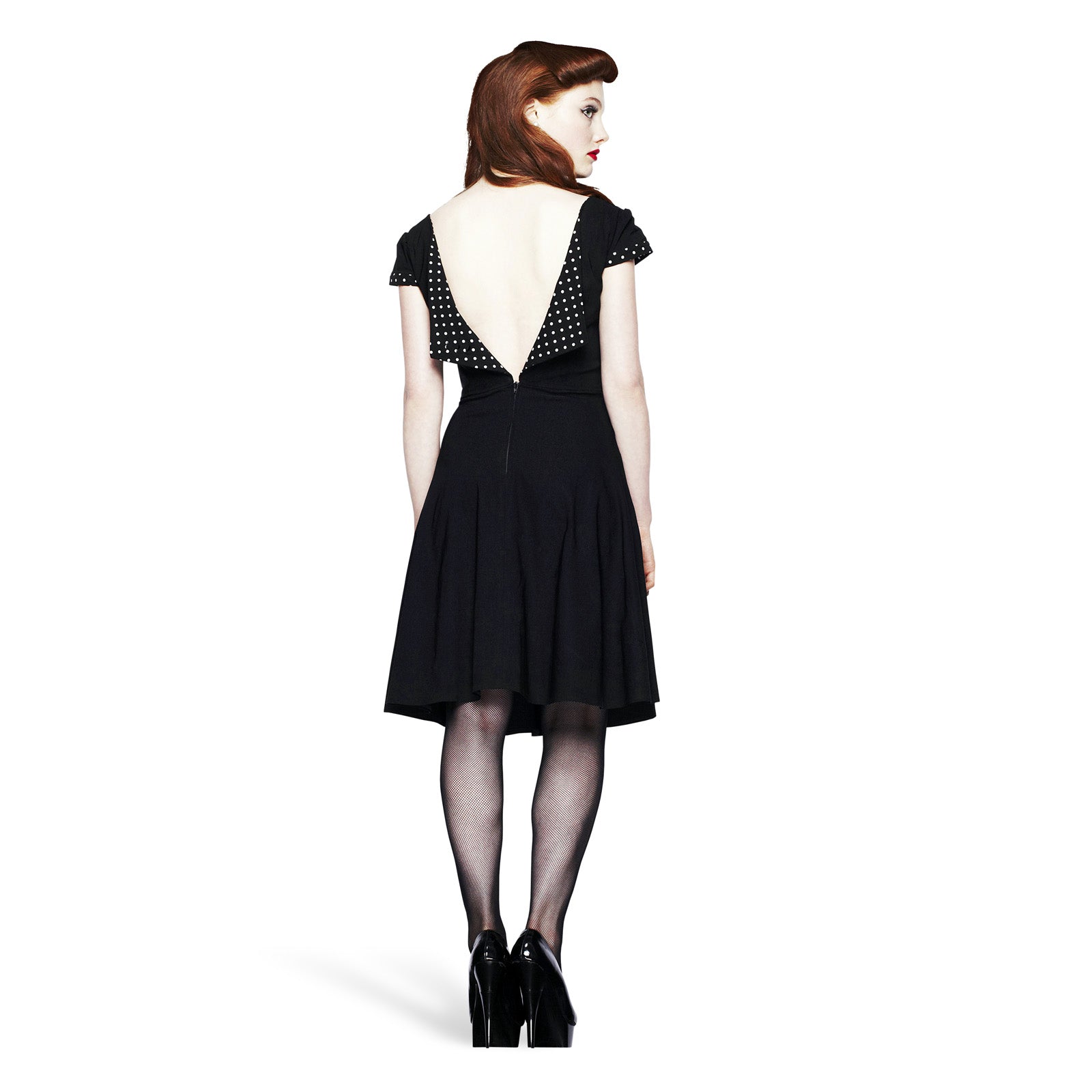 Productafbeelding Rockabilly Jurk Evie met Ruguitsnijding