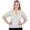 Productafbeelding Blouse Luisa korte mouw natuur