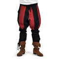 Productafbeelding Broek Bertram Heren met onderbeen vetering zwart-rood