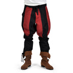 Productafbeelding Broek Bertram Heren met onderbeen vetering zwart-rood