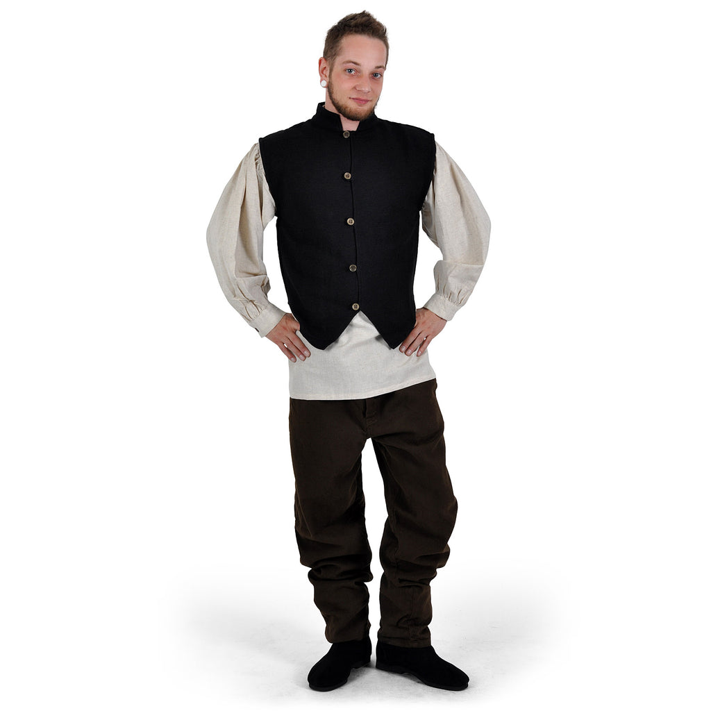 Productafbeelding Middeleeuwse Vest Johann Zwart