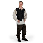 Productafbeelding Middeleeuwse Vest Johann Zwart