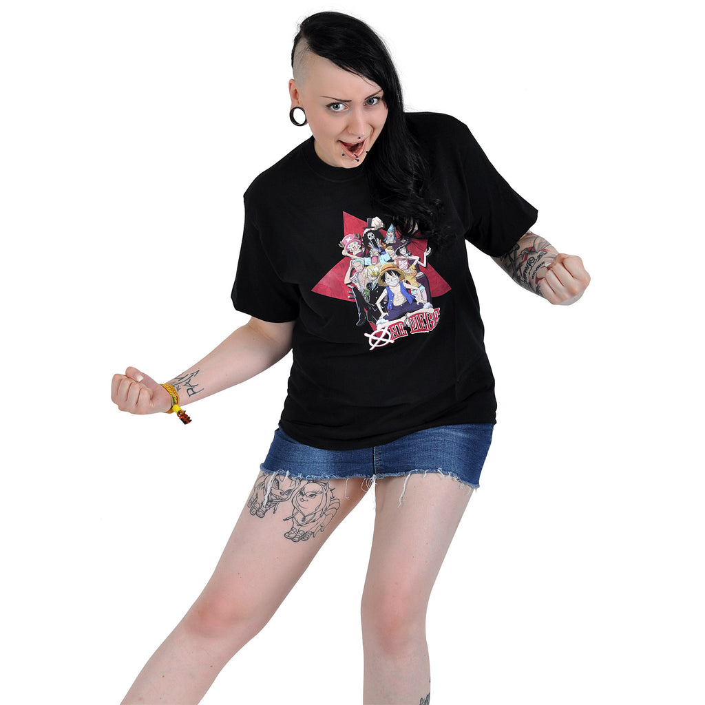 Productafbeelding One Piece - All Stars T-shirt zwart