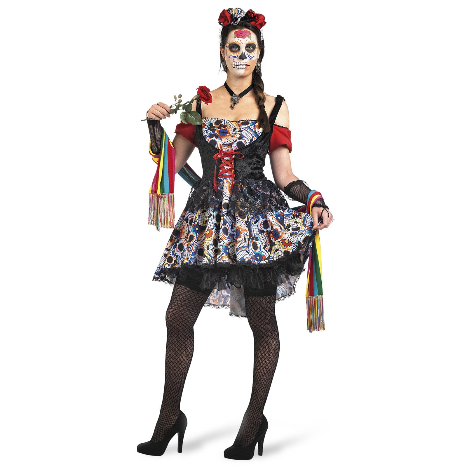 Productafbeelding Mexicaans kostuum Día de los Muertos
