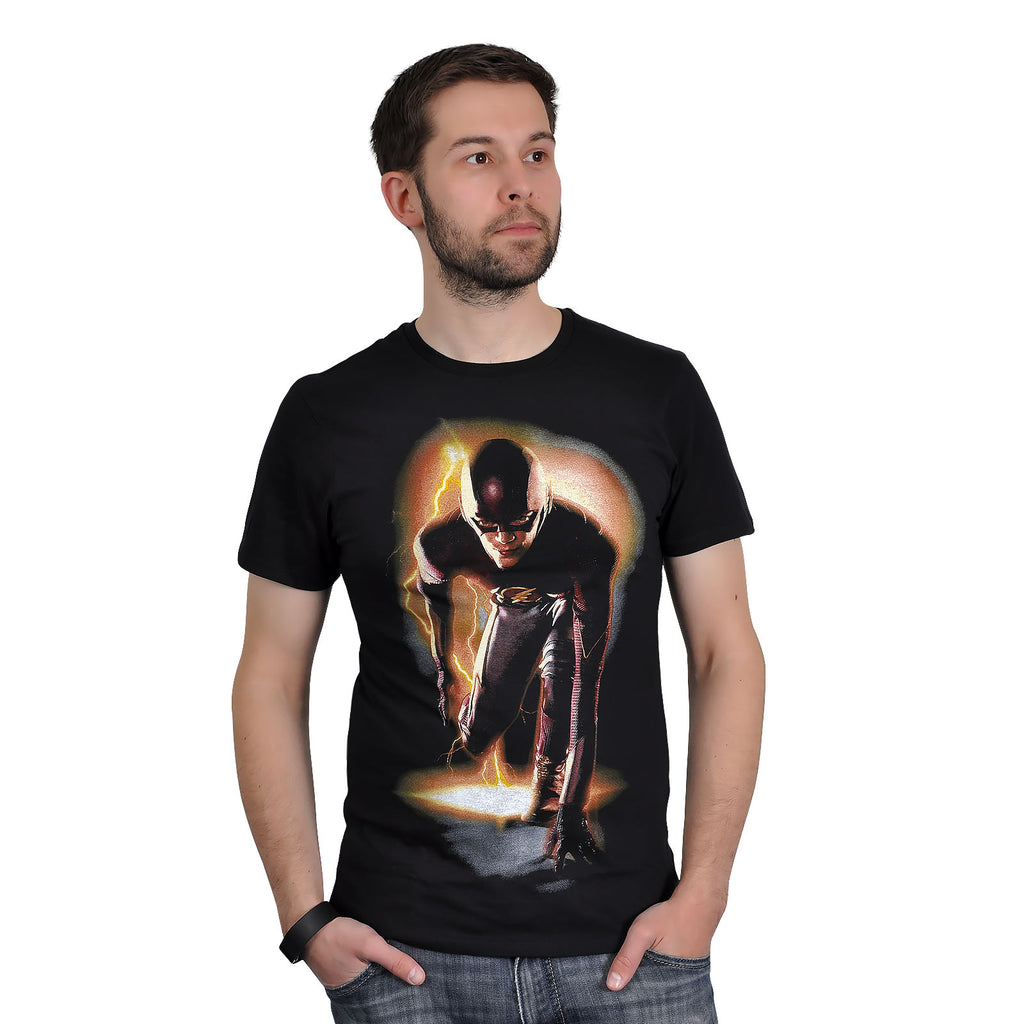 Productafbeelding Flash - Startblok T-Shirt Zwart