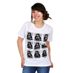 Productafbeelding Star Wars - Darth Vader Multiface T-shirt wit