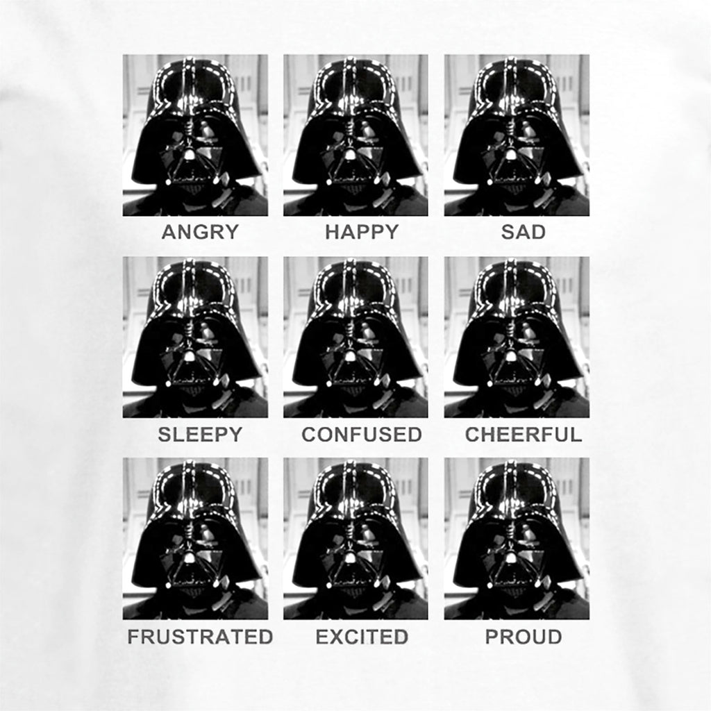 Productafbeelding Star Wars - Darth Vader Multiface T-shirt wit