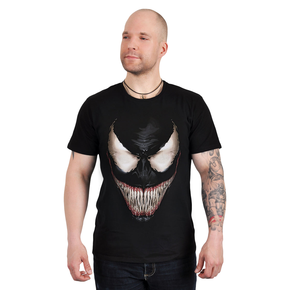 Productafbeelding Spider-Man - Venom Smile T-shirt zwart