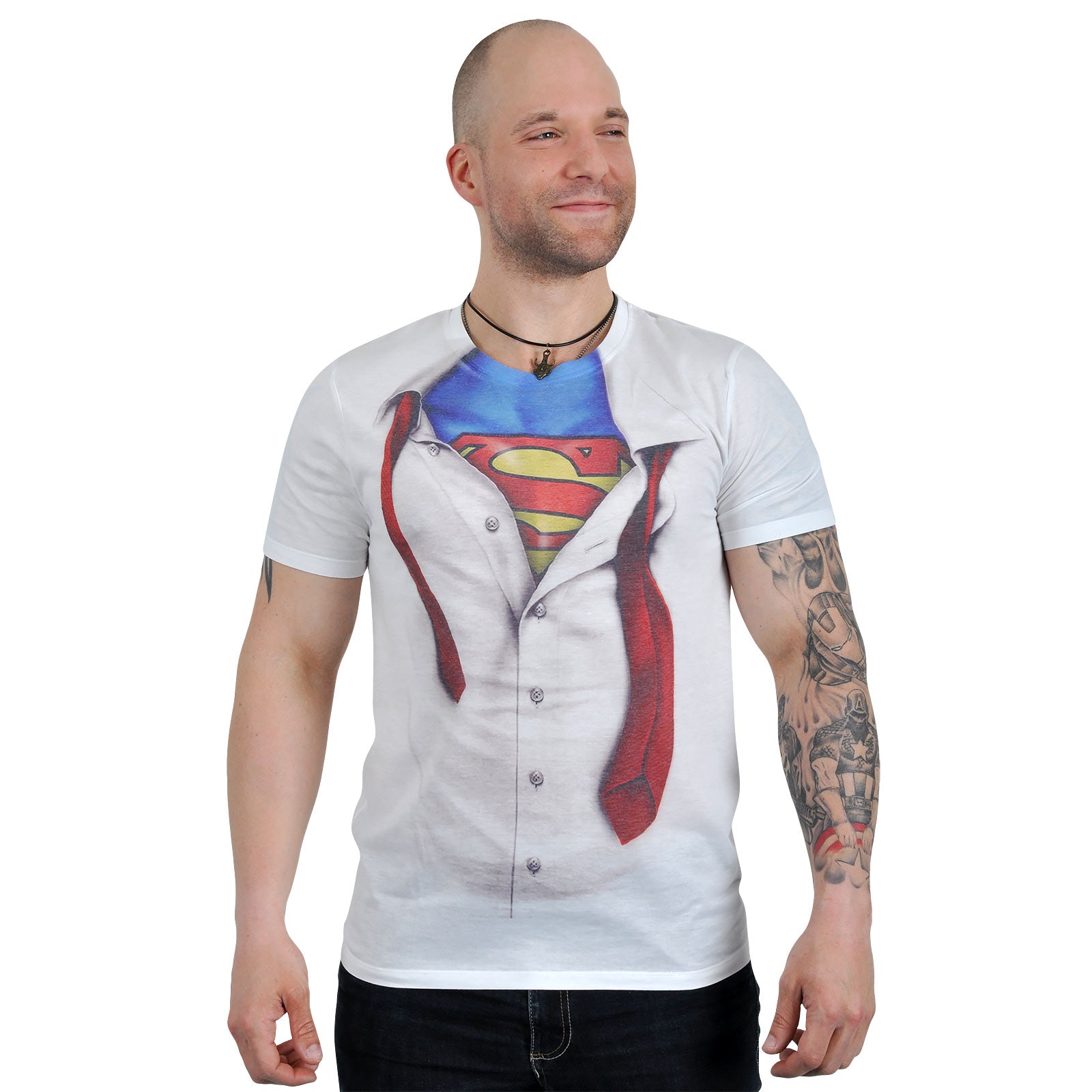 Productafbeelding Superman - Clark Kent T-Shirt wit