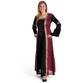 Product image Medieval Dress Applonia with detachable sleeves black-bordeaux