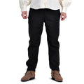 Productafbeelding Middeleeuwse broek met elastische tailleband zwart