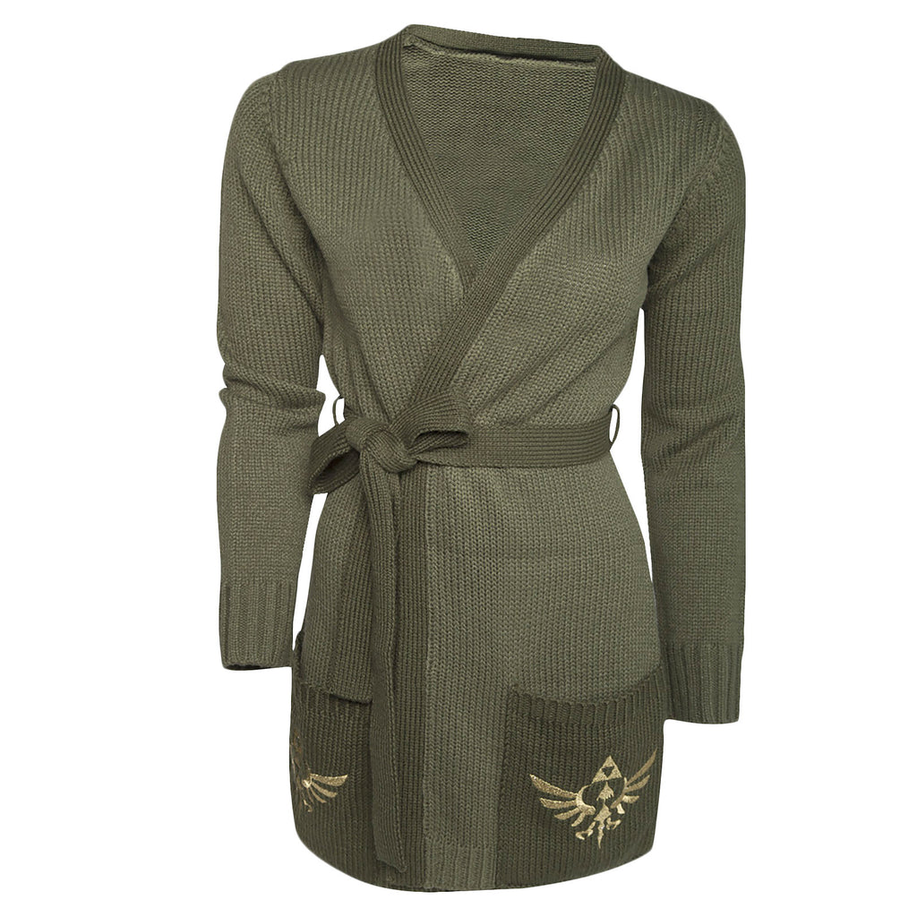 Productafbeelding Zelda - Logo Cardigan olijf