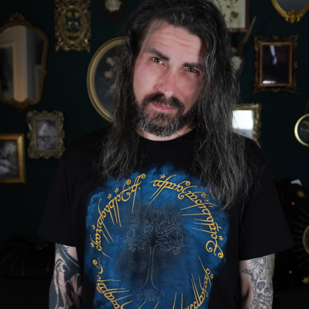 Productafbeelding Heer der Ringen - Ring van Macht T-shirt zwart