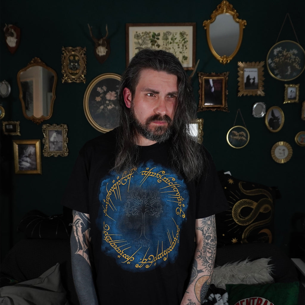Productafbeelding Heer der Ringen - Ring van Macht T-shirt zwart