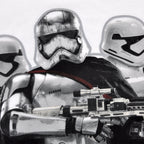 Productafbeelding Star Wars - Retro Phasma T-Shirt wit