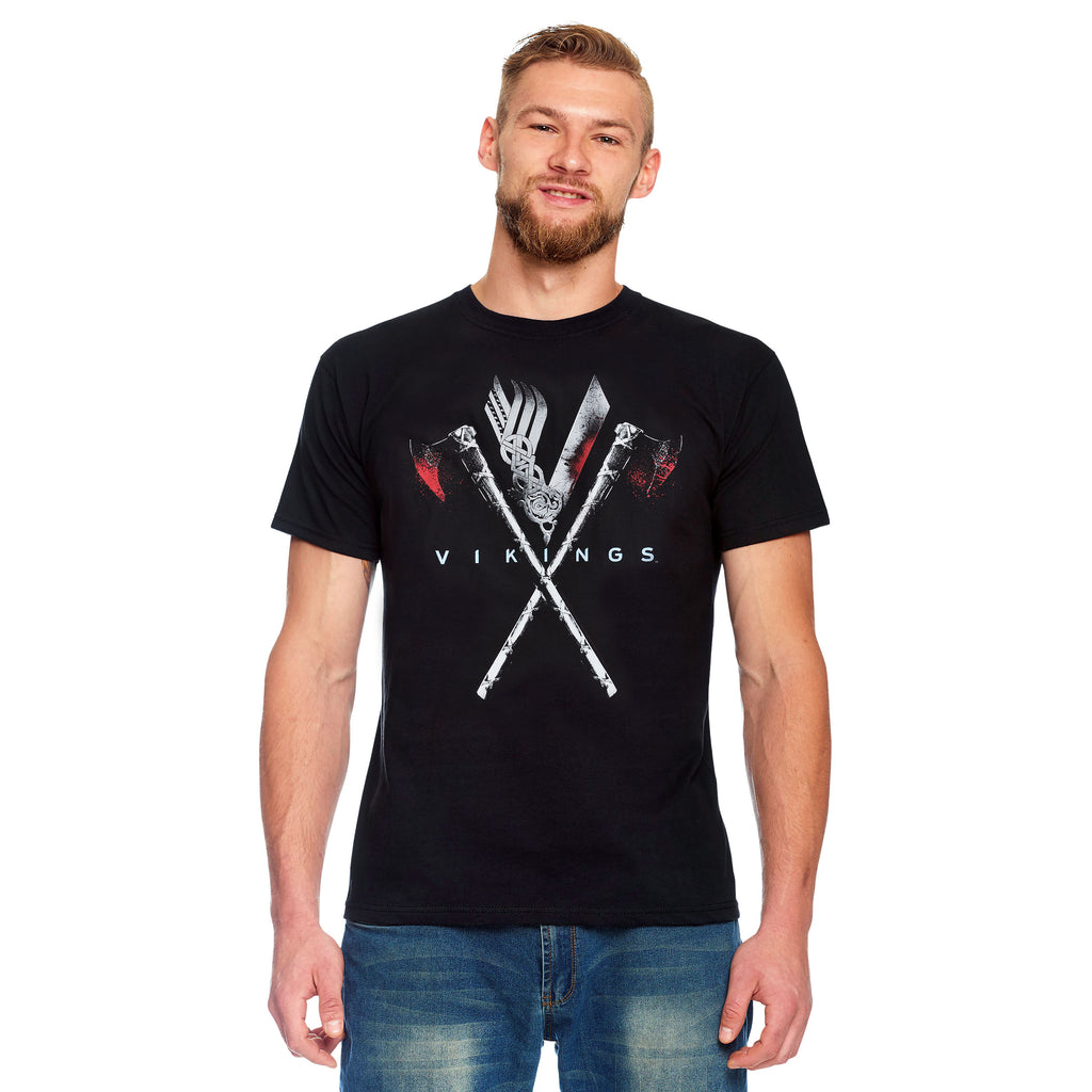 Productafbeelding Vikings - Bloody Axe T-shirt zwart