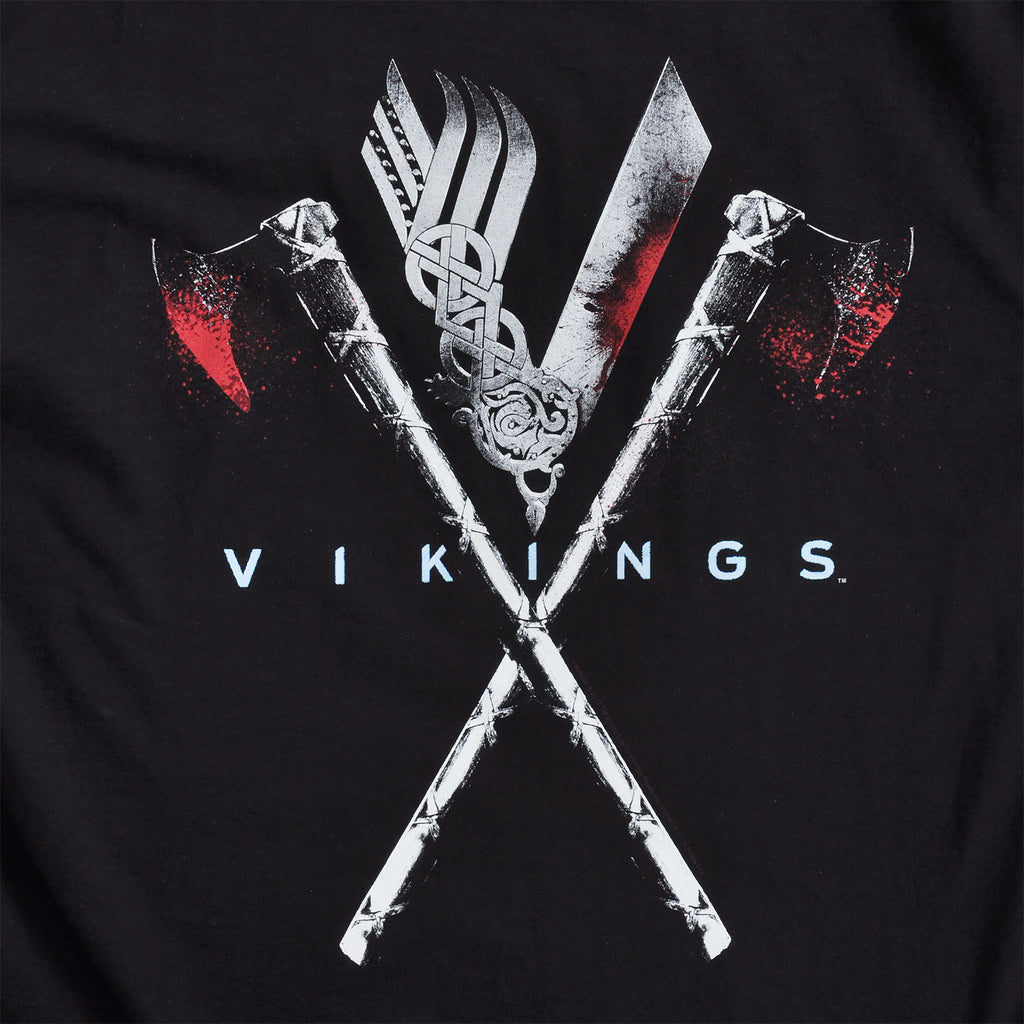 Productafbeelding Vikings - Bloody Axe T-shirt zwart