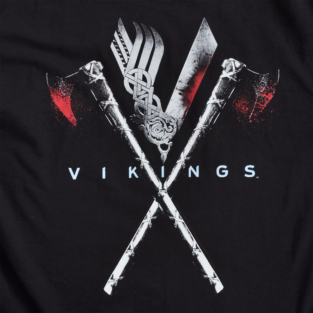 Productafbeelding Vikings - Bloody Axe T-shirt zwart
