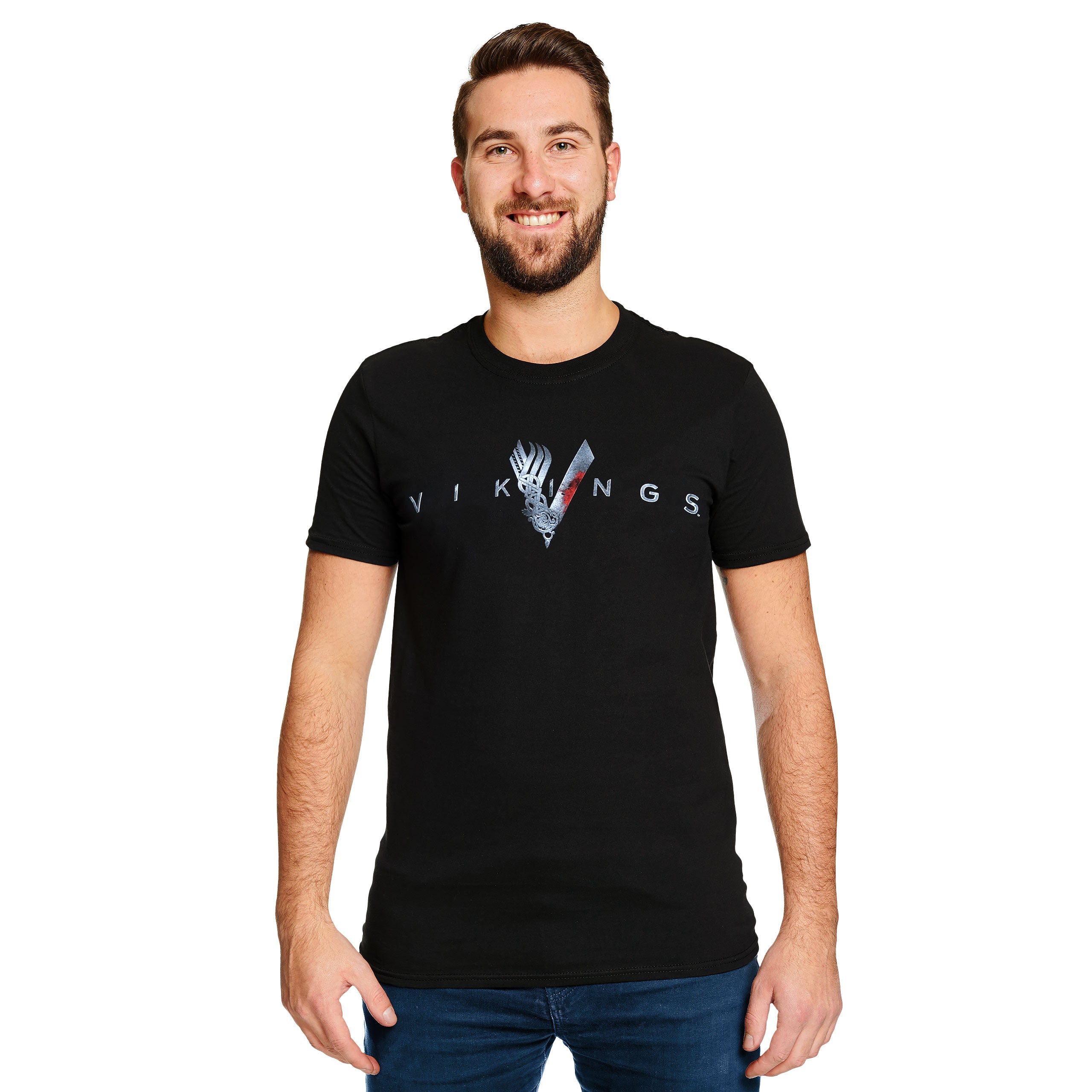 Productafbeelding Vikings - Welkom T-Shirt zwart
