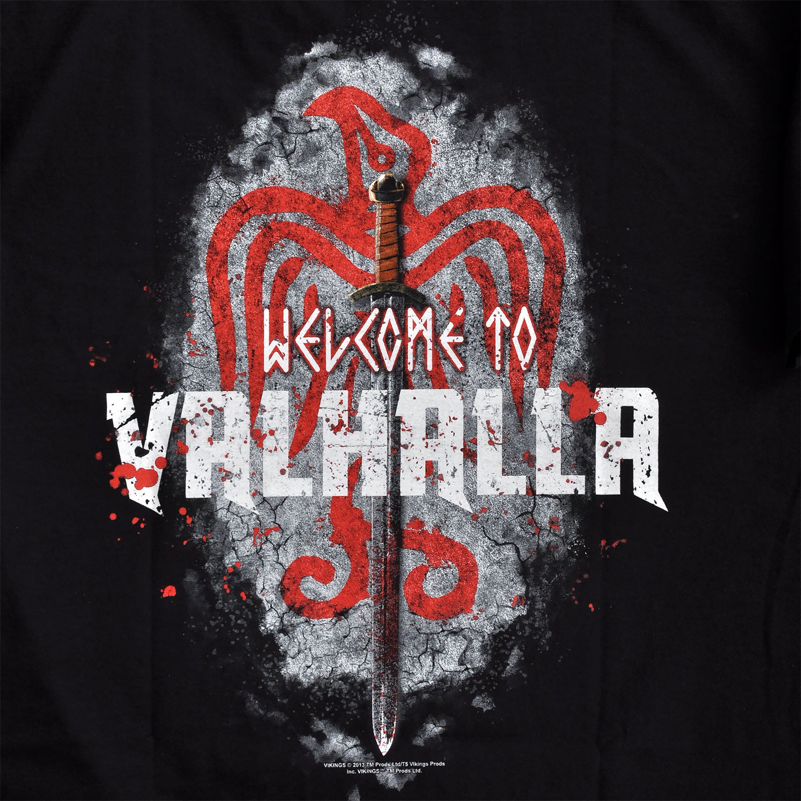 Productafbeelding Vikings - Welkom T-Shirt zwart
