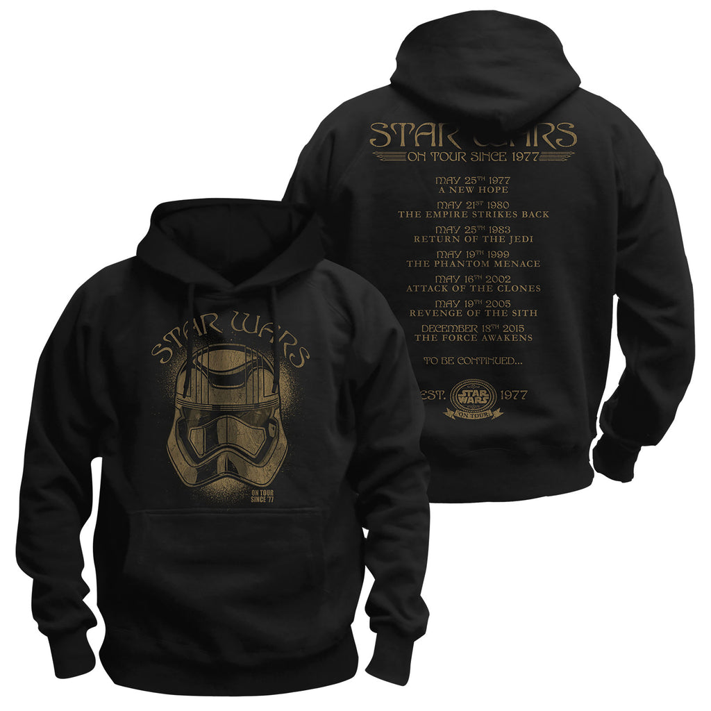 Productafbeelding Star Wars - On Tour Since 77 Hoodie Zwart