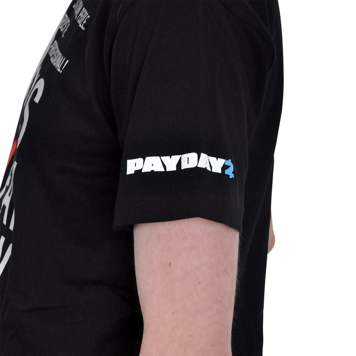 Productafbeelding Payday 2 - Chains Masker T-Shirt zwart