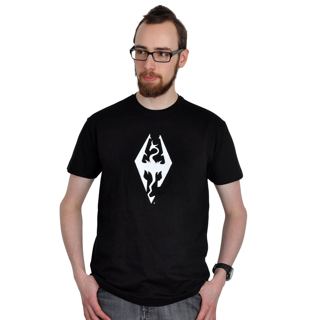 Productafbeelding Skyrim - Draak Symbool T-shirt zwart