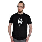 Productafbeelding Skyrim - Draak Symbool T-shirt zwart