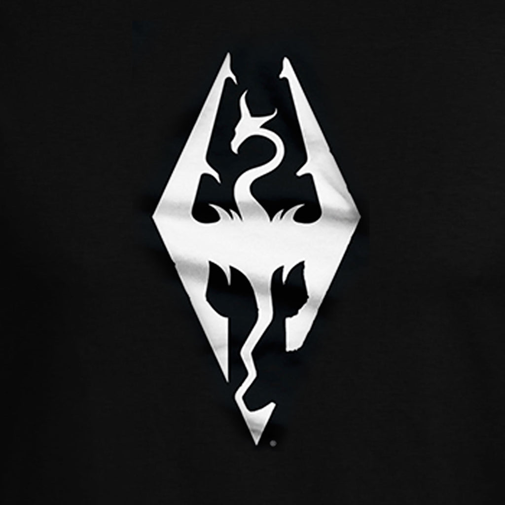Productafbeelding Skyrim - Draak Symbool T-shirt zwart