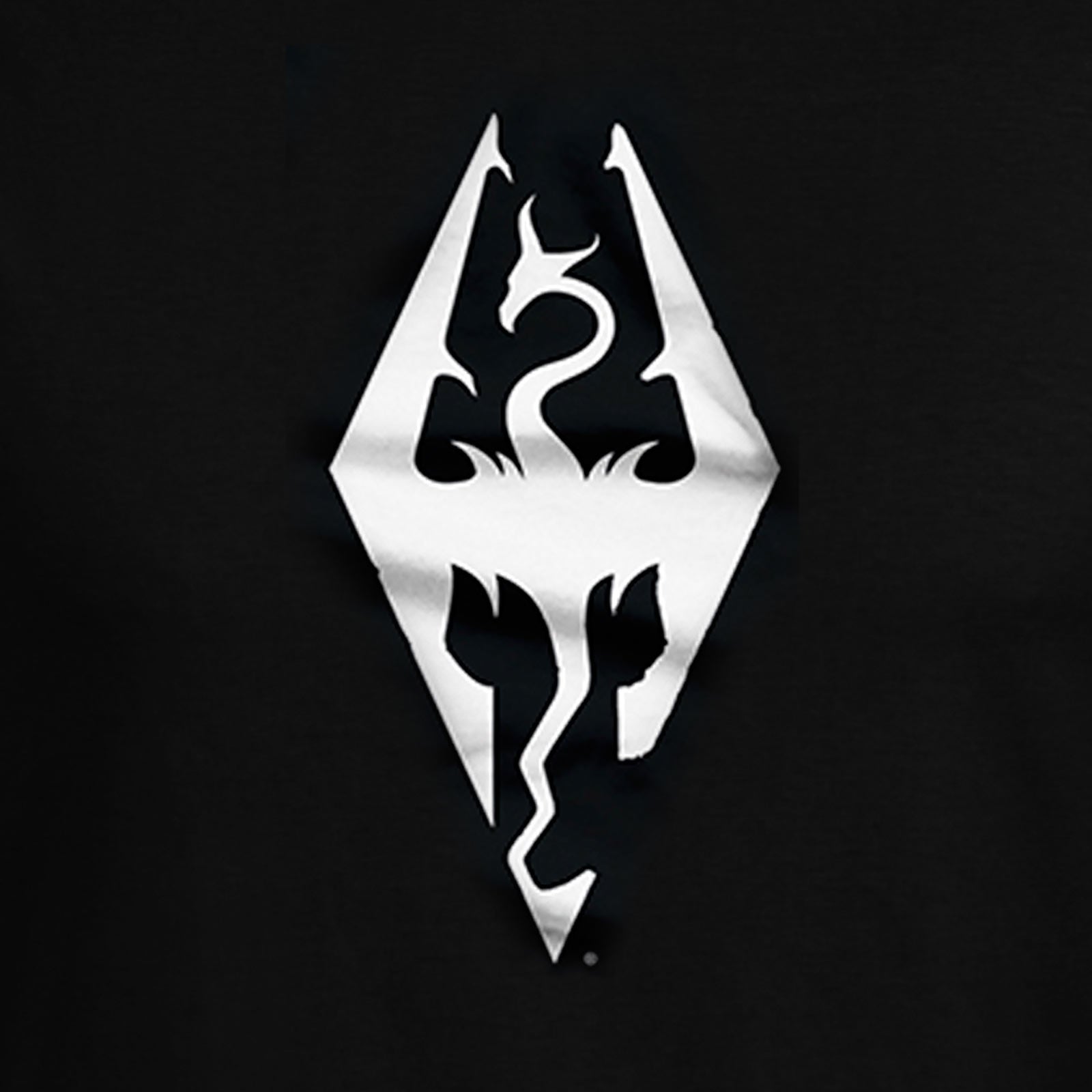 Productafbeelding Skyrim - Draak Symbool T-shirt zwart